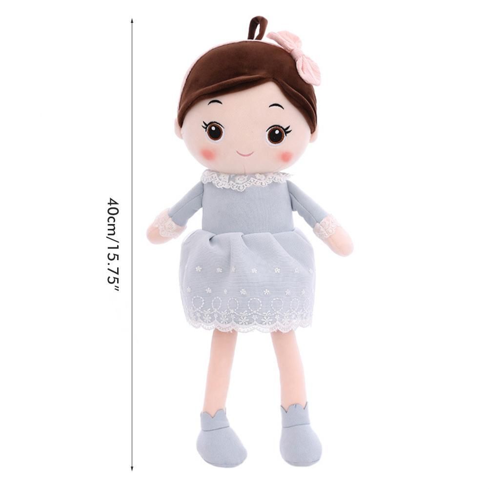 40cm Cute Rag Dolls Exquisite Rag Doll Toy Girls Sleeping Toy Soft Rag Doll Pillow Gifts for Room Decoration