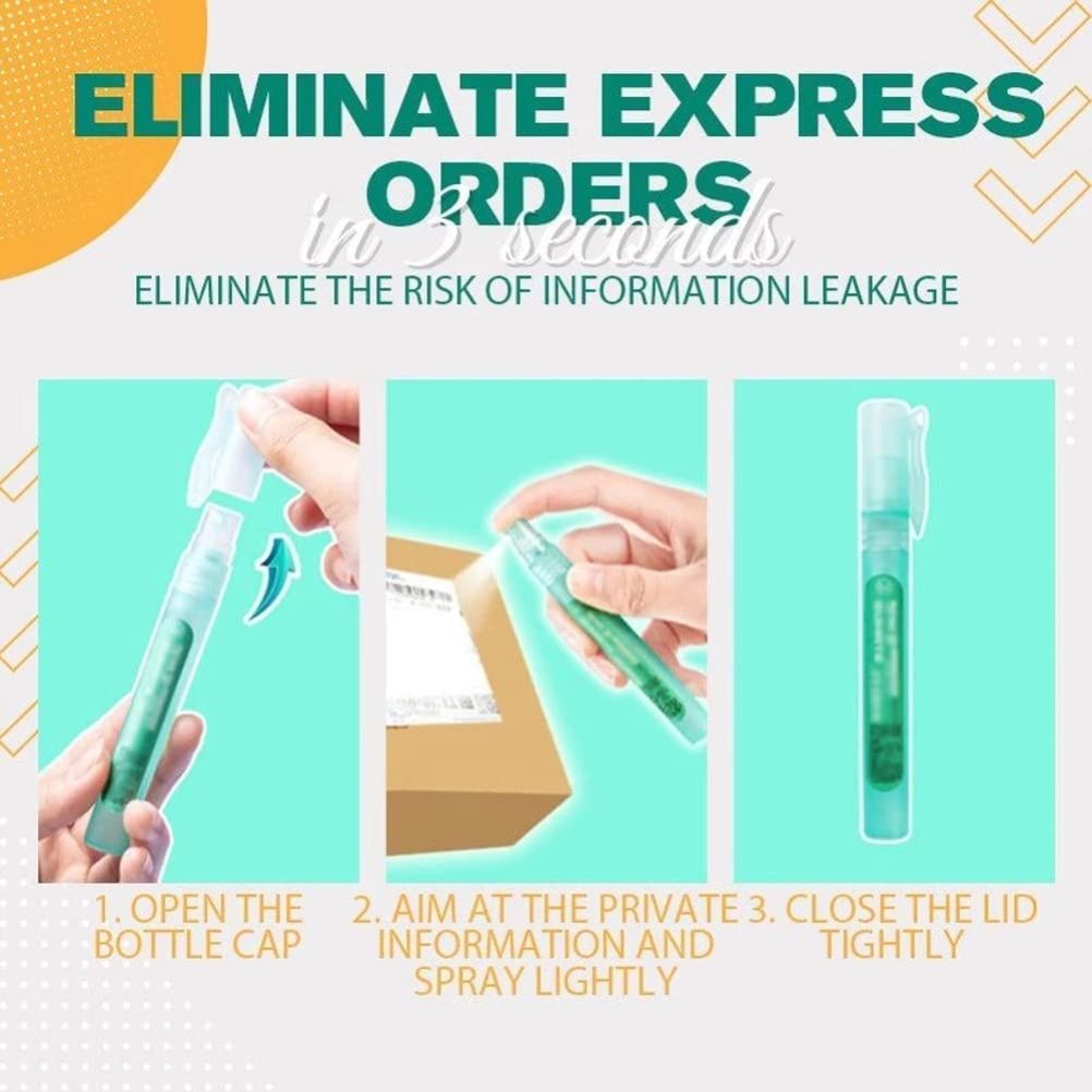 Thermal Sensitive Paper Correction Spray Portable Information Coverage Fluid Express Parcel Smear Coverer