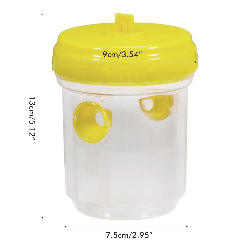 Wasp Trap Hanging Wasp Cather Wasp Killer Reusable Bee Trap Catcher for Wasps Hornets Insects Fruit Fly Trap