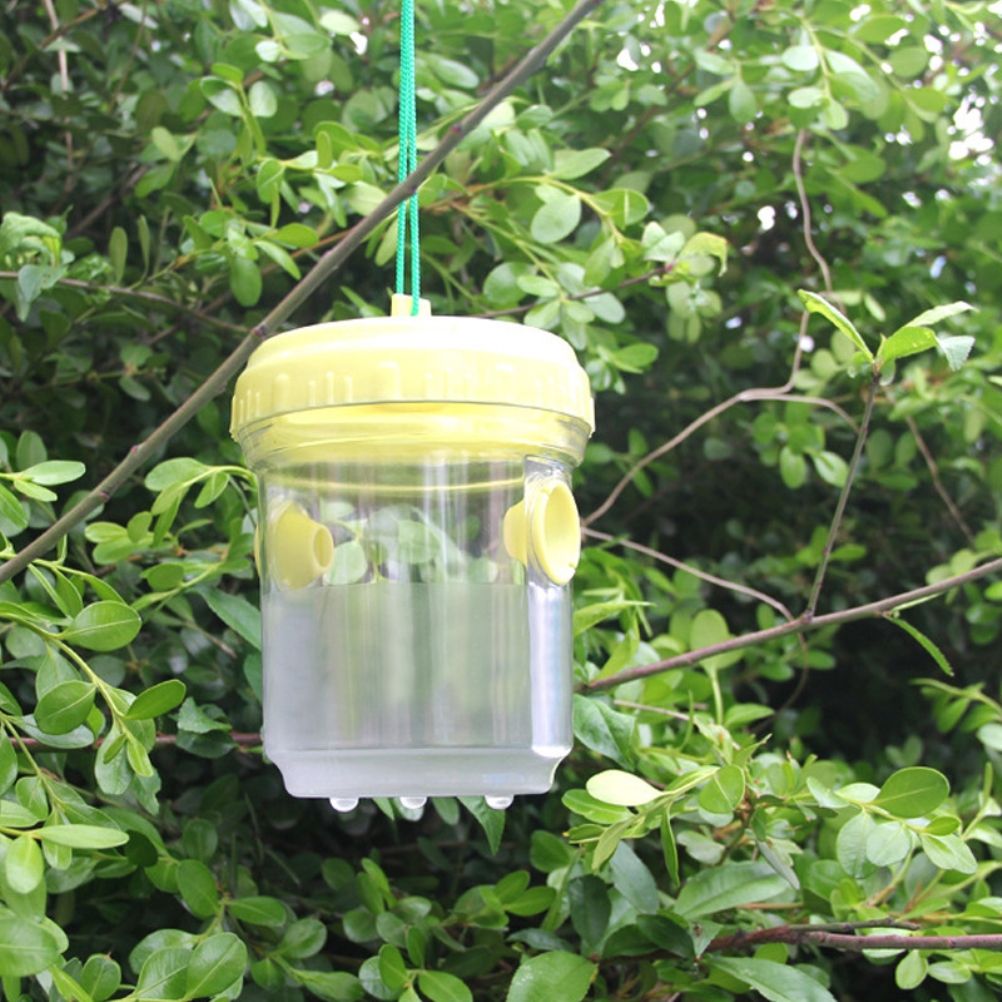 Wasp Trap Hanging Wasp Cather Wasp Killer Reusable Bee Trap Catcher for Wasps Hornets Insects Fruit Fly Trap