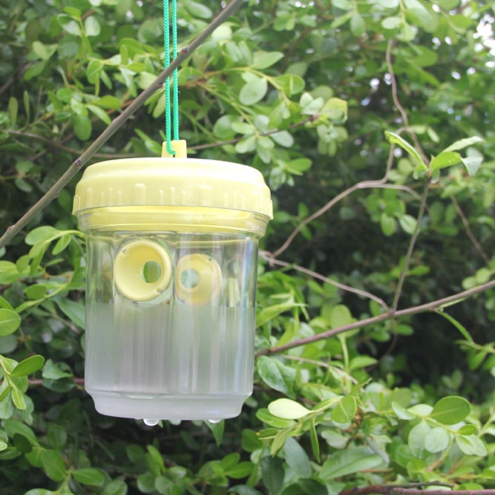 Wasp Trap Hanging Wasp Cather Wasp Killer Reusable Bee Trap Catcher for Wasps Hornets Insects Fruit Fly Trap