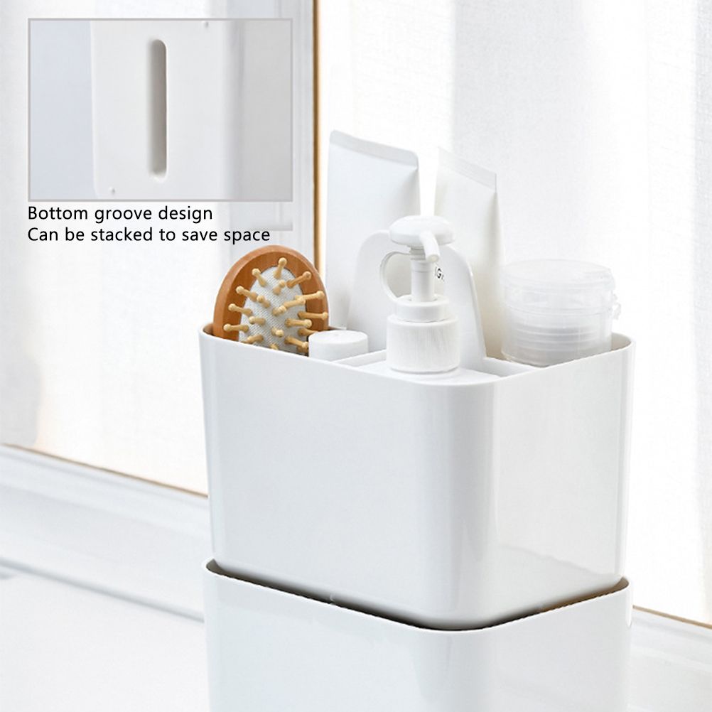 Shower Caddy with Compartments Desktop Organizer Divided Shower Organizer Caddy Shower Caddy Tote for Dorm Shelf Cabinet