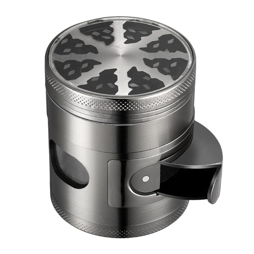 4 Layer 60mm Herb Grinder Zinc Alloy Spice Grass Mill Grinders with Magnetic Lid