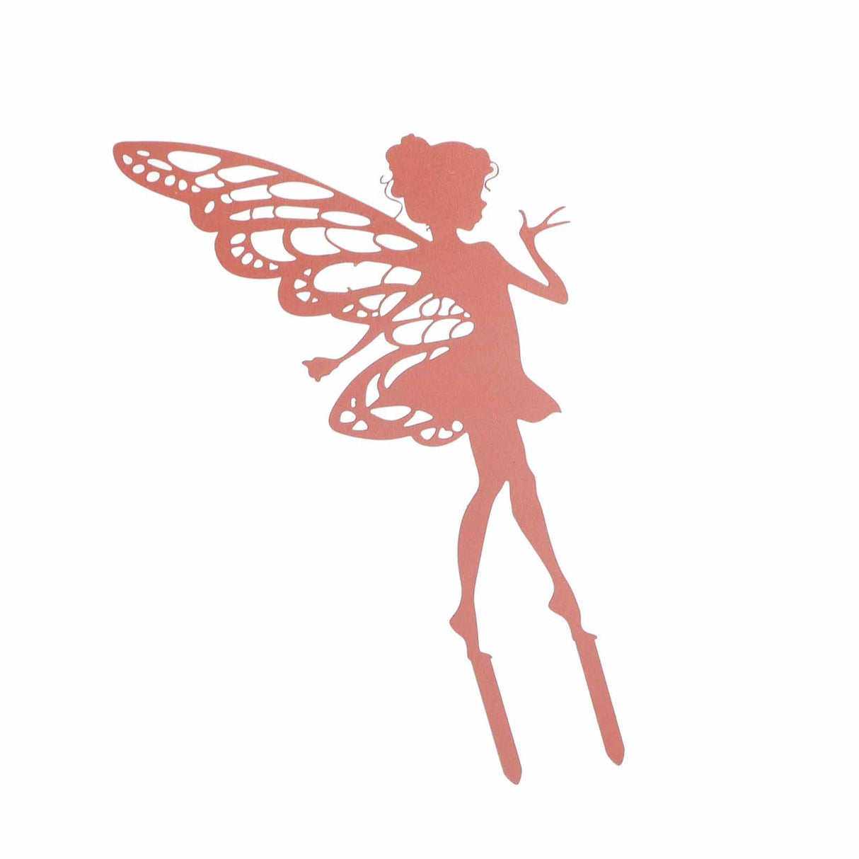 Decorative Garden Stakes Fairy Silhouette Metal Yard Stakes Arts Outdoor Garden Decor Spring Decor