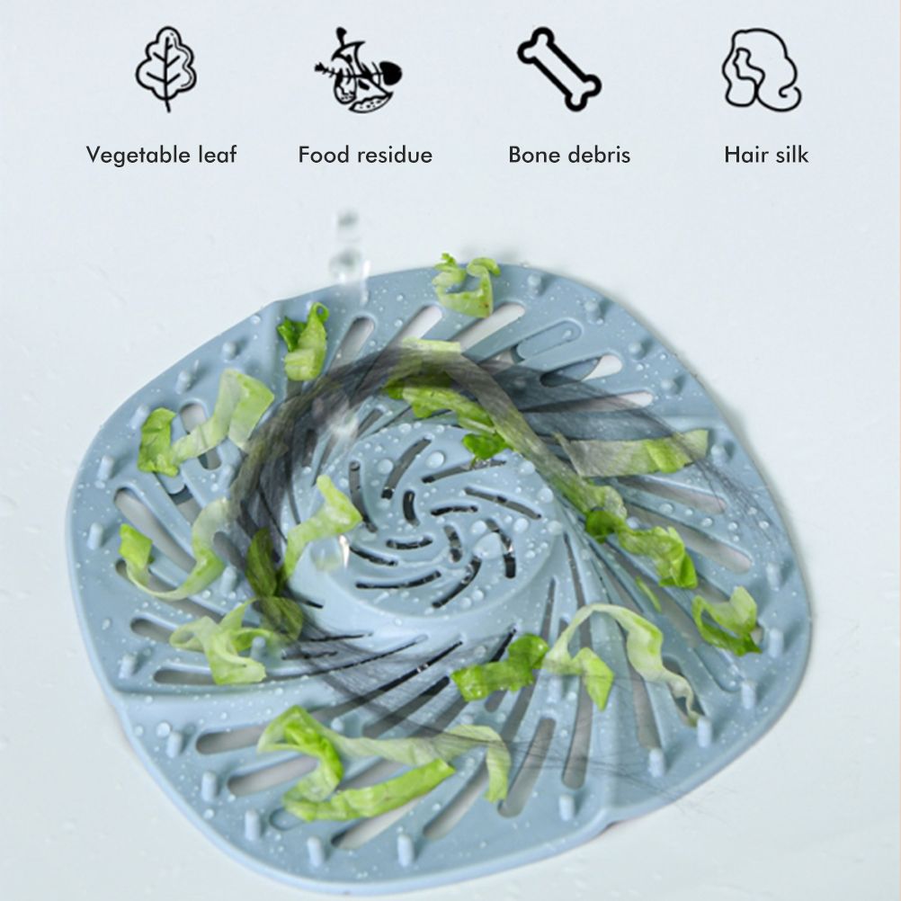 Hair Drain Catcher Shower Drain Cover Hair Stopper with Suction Cup for Bathroom Bathtub Kitchen
