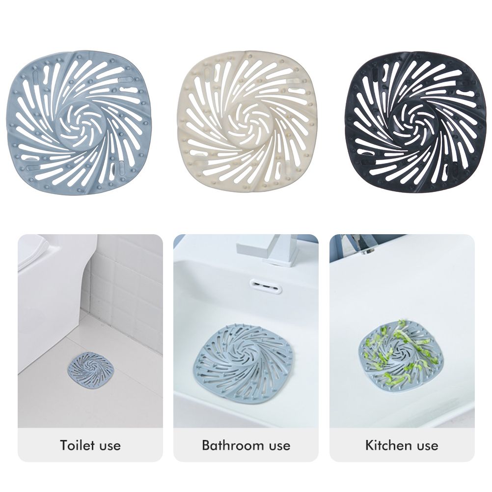Hair Drain Catcher Shower Drain Cover Hair Stopper with Suction Cup for Bathroom Bathtub Kitchen