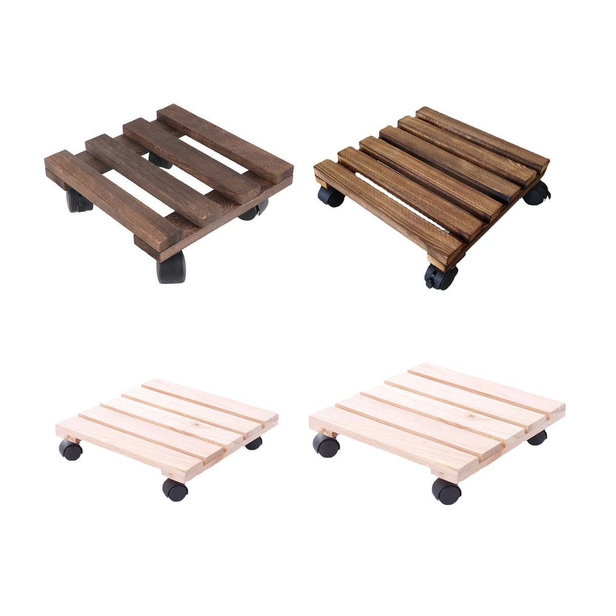 Wheeled Flower Pot Tray Base Roller Universal Wheel Movable Large Carrier Rectangular Thickened Chassis