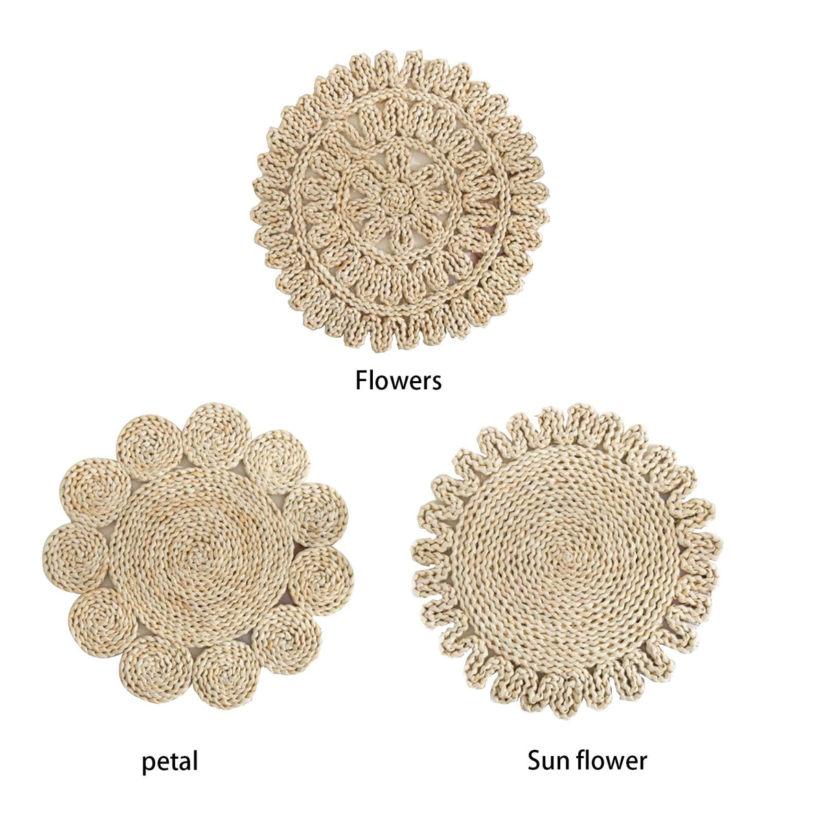 Placemats Multipurpose Thickened Exquisite Innovative Woven Heat Resistance Table Mats