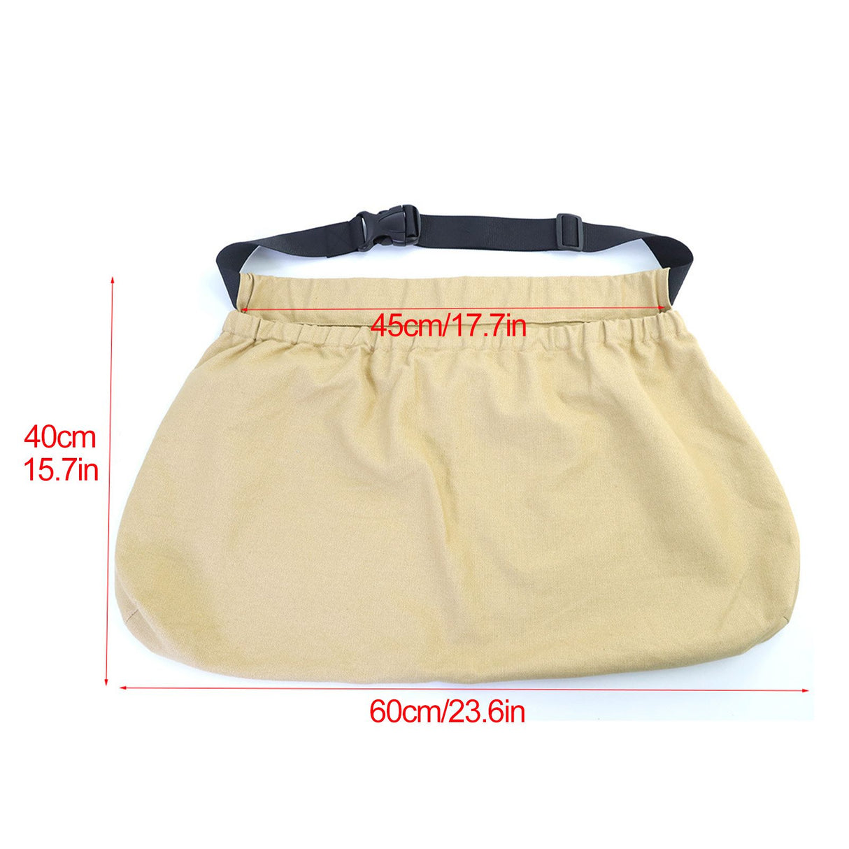 Berry Foraging Bag Multipurpose Durable Nylon Fruit Foraging Storage Bag with Buckle