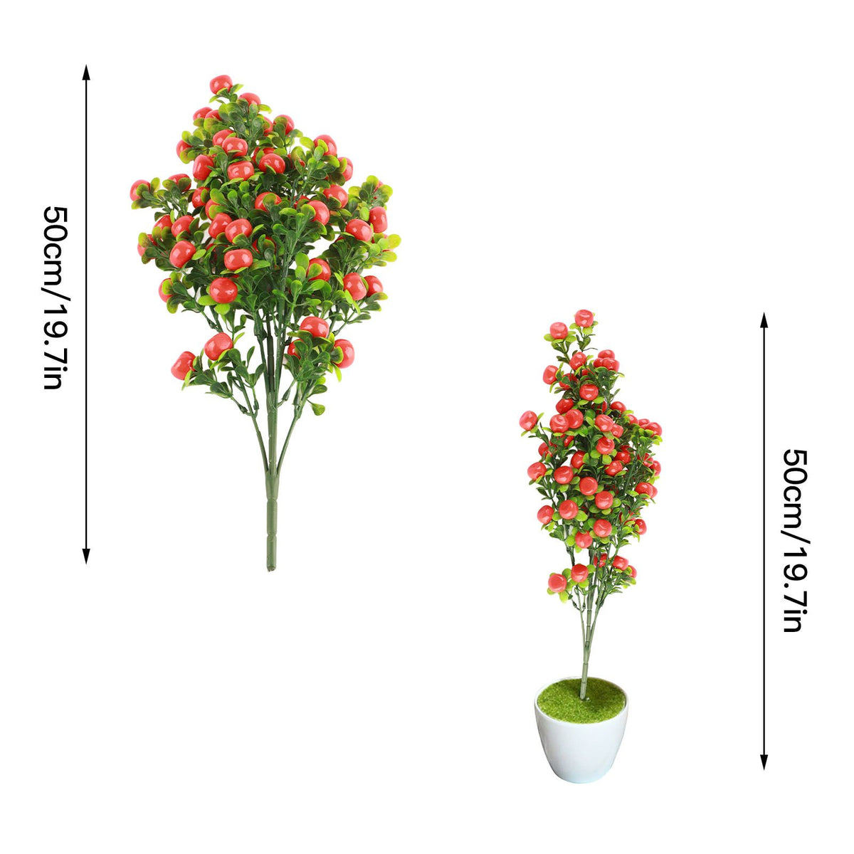 Orange Tree with Pot Simulation Fruit Trees Fake Plants Artificial Plants Artificial Plants