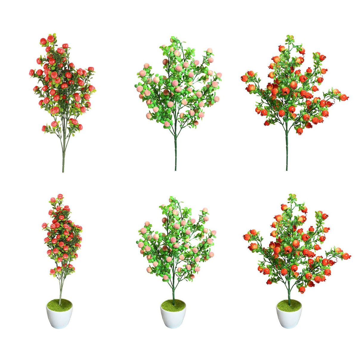 Orange Tree with Pot Simulation Fruit Trees Fake Plants Artificial Plants Artificial Plants