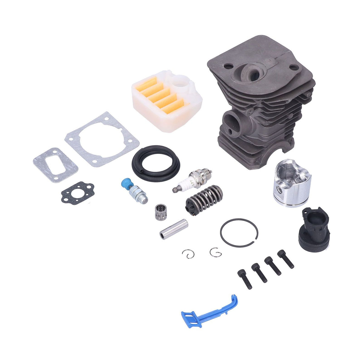 340 345 350 Cylinder Piston Air Filter Paper Pad Intake Pipe Spark Plug Pressure Reducing Valve 40mm for HUSQVARNA