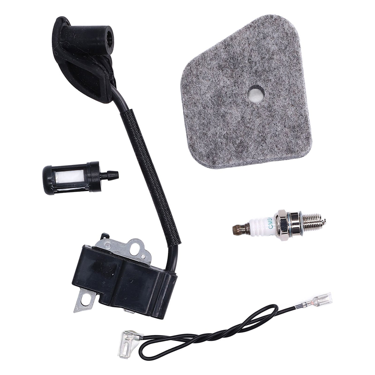 Ignition Coil Module Sponge Spark Plug Oil Filter Suitable for Stihl FS90R FS100R Trimmer High Pressure Package