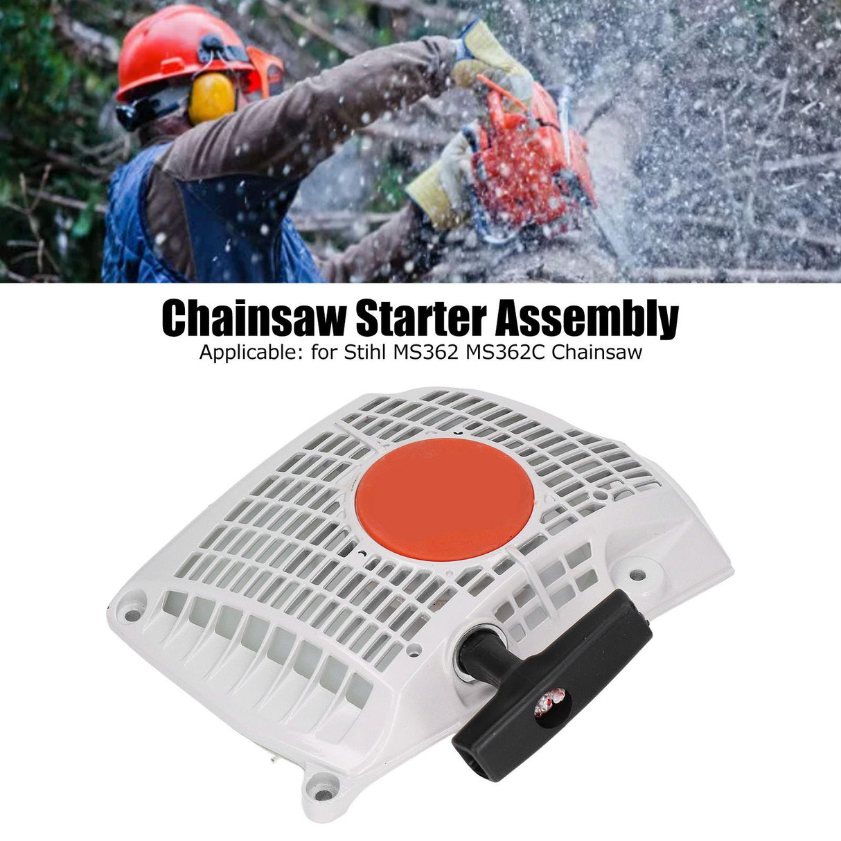 Pull Rewind Starter Assembly for Stihl MS362 MS362C 1140 080 2103 Chainsaw Engine Motor Replacement Part