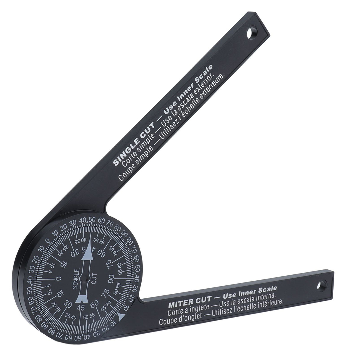 Angle Finder 360 Degrees Easy Measurement Free Rotation Portable Size Accurate Miter Saw Protractor for Woodworking
