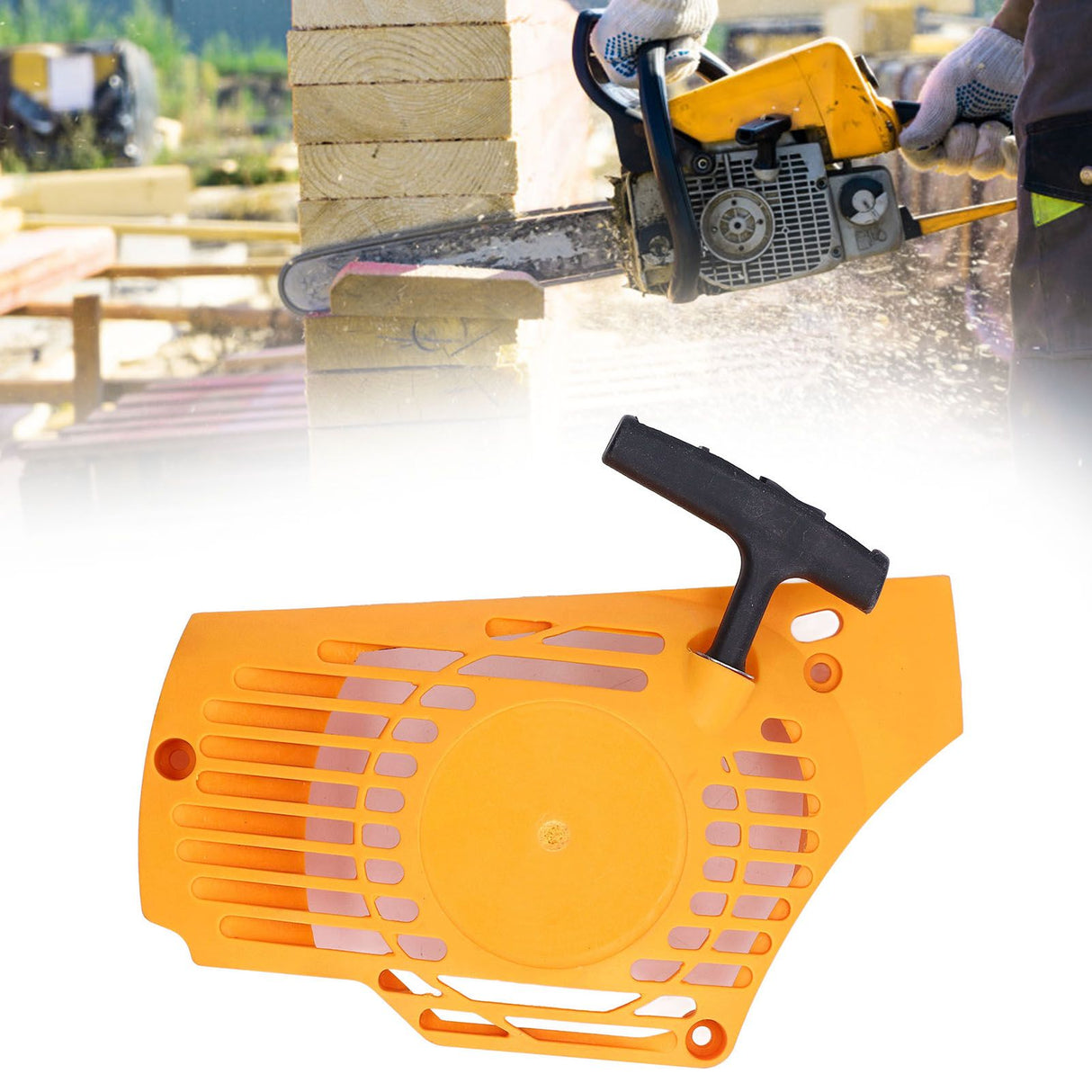 Chainsaw Starter Assembly Garden Pull Starter Replacement Part Fit for Partner 340 360