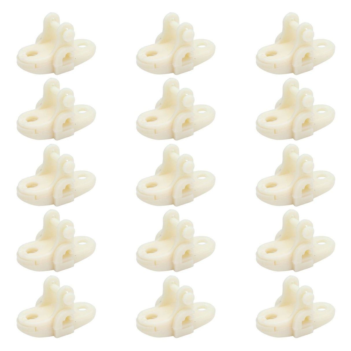 15pcs Greenhouses Pulley Plastic White Durable Ventilator Pulley Wheel for Agriculture Livestock Farms Greenhouses