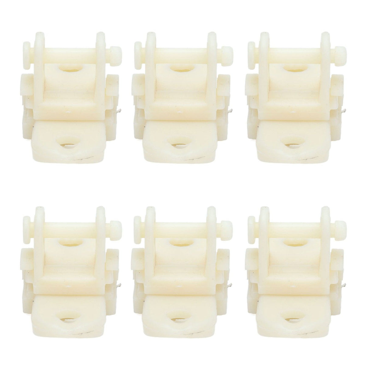 15pcs Greenhouses Pulley Plastic White Durable Ventilator Pulley Wheel for Agriculture Livestock Farms Greenhouses