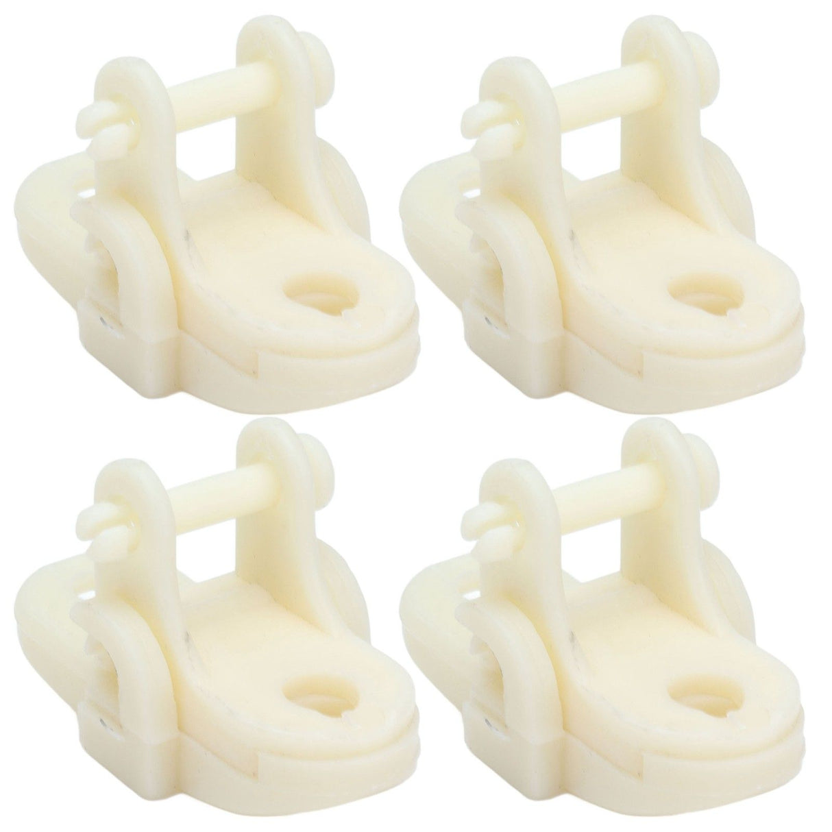 15pcs Greenhouses Pulley Plastic White Durable Ventilator Pulley Wheel for Agriculture Livestock Farms Greenhouses