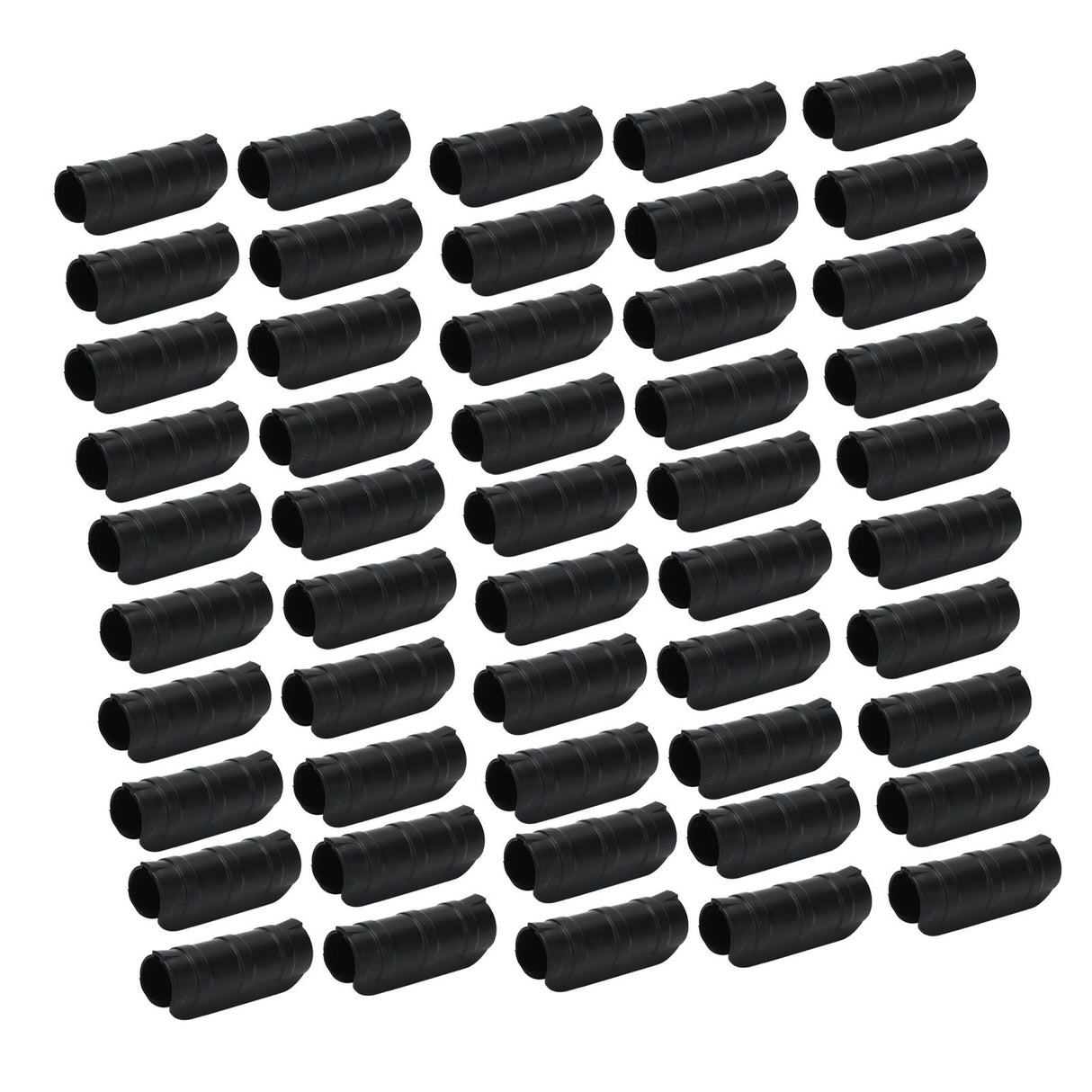 50PCS 10cm Greenhouse Film Clamp Heat Resistant Tube Clip Gardening Frame Pipe Clip for GardenBlack