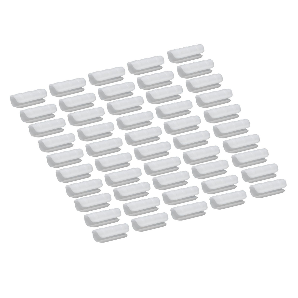 50PCS 10cm Greenhouse Film Clamp Heat Resistant Tube Clip Gardening Frame Pipe Clip for GardenWhite