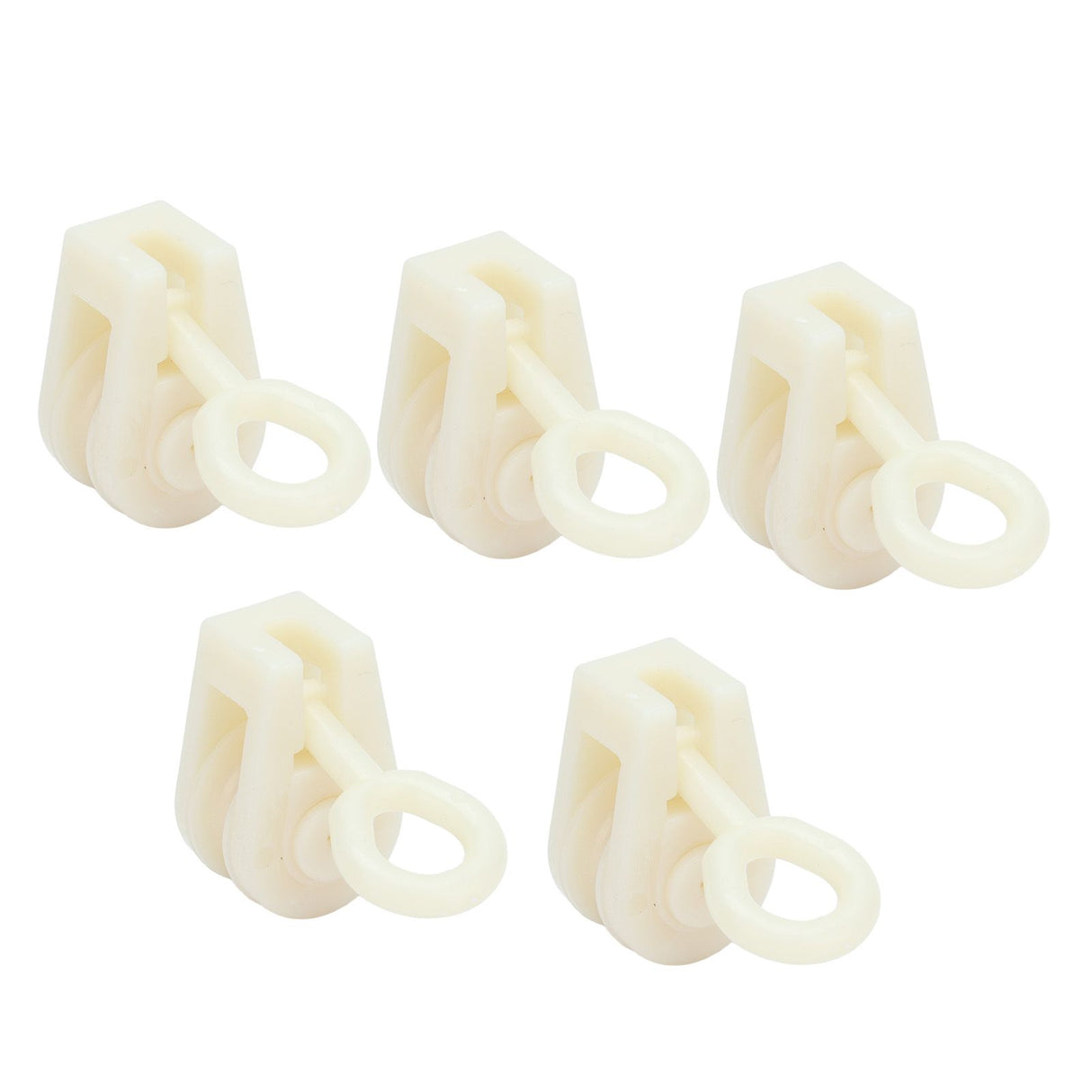 25pcs Livestock Fixed Pulley Plastic Greenhouse Pulley Accessories for Most Chicken Houses Farm