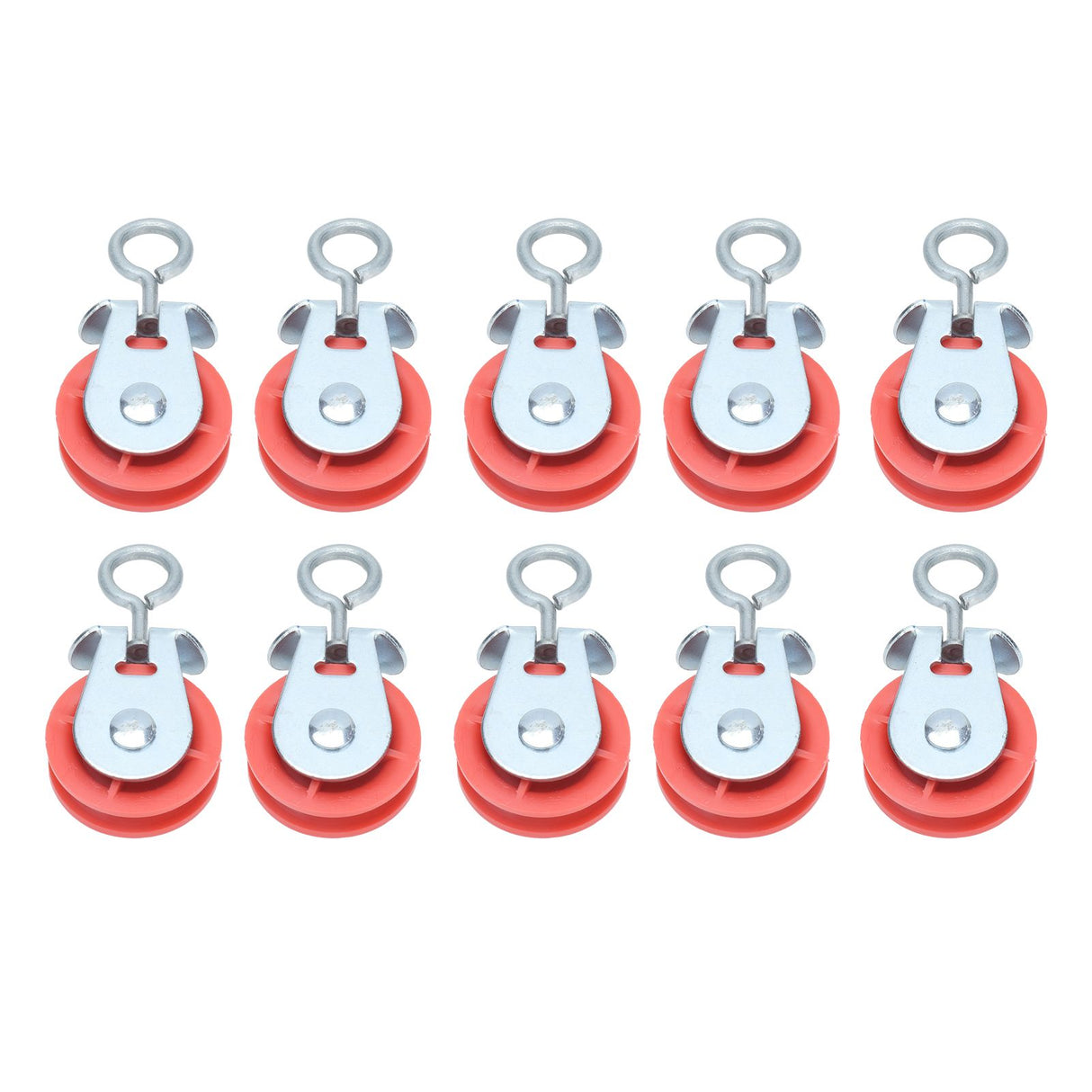 10pcs Waterline Fixed Pulley Medium Metal Automatic Poultry Products for Livestock Farm Chicken House
