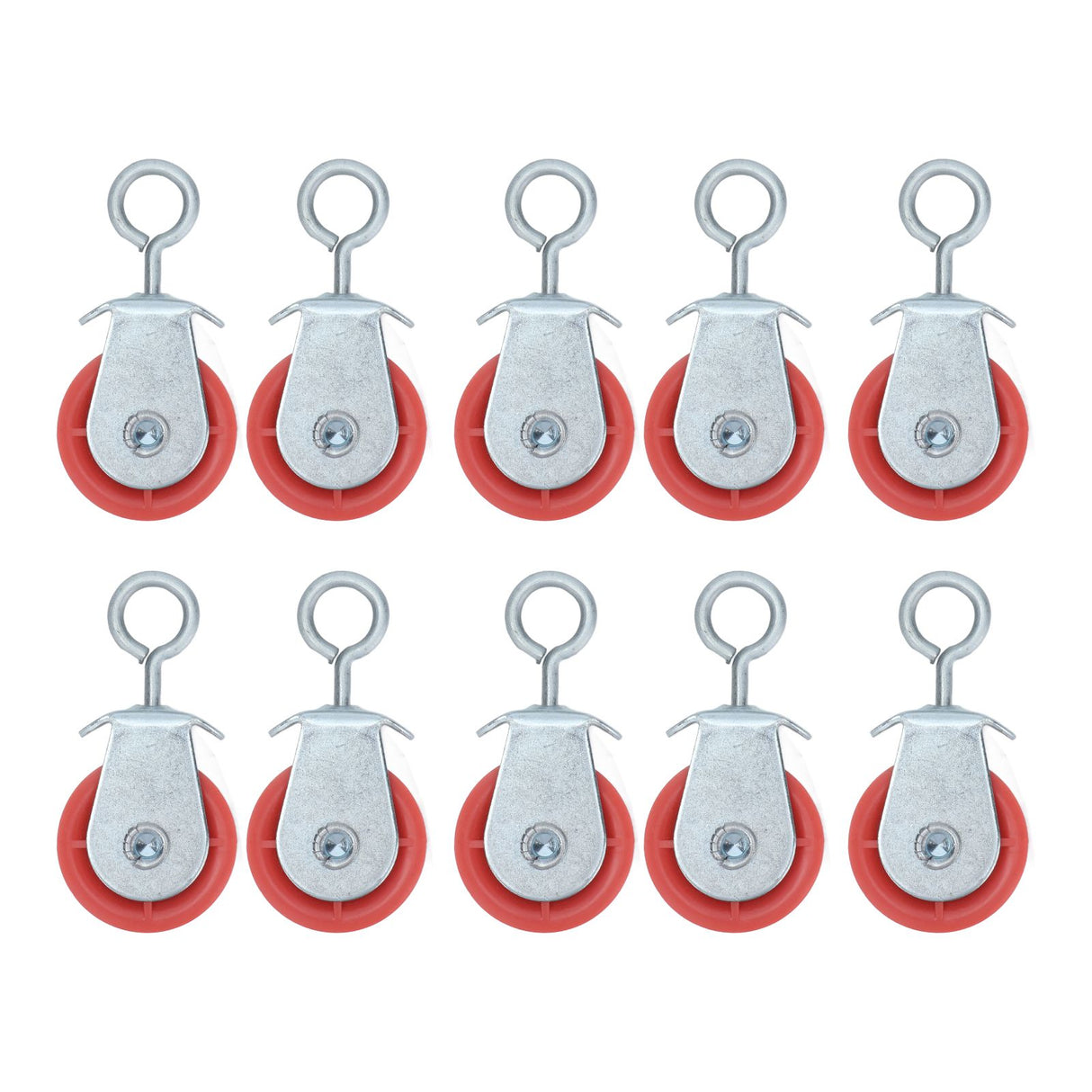 10pcs Waterline Fixed Pulley Medium Metal Automatic Poultry Products for Livestock Farm Chicken House