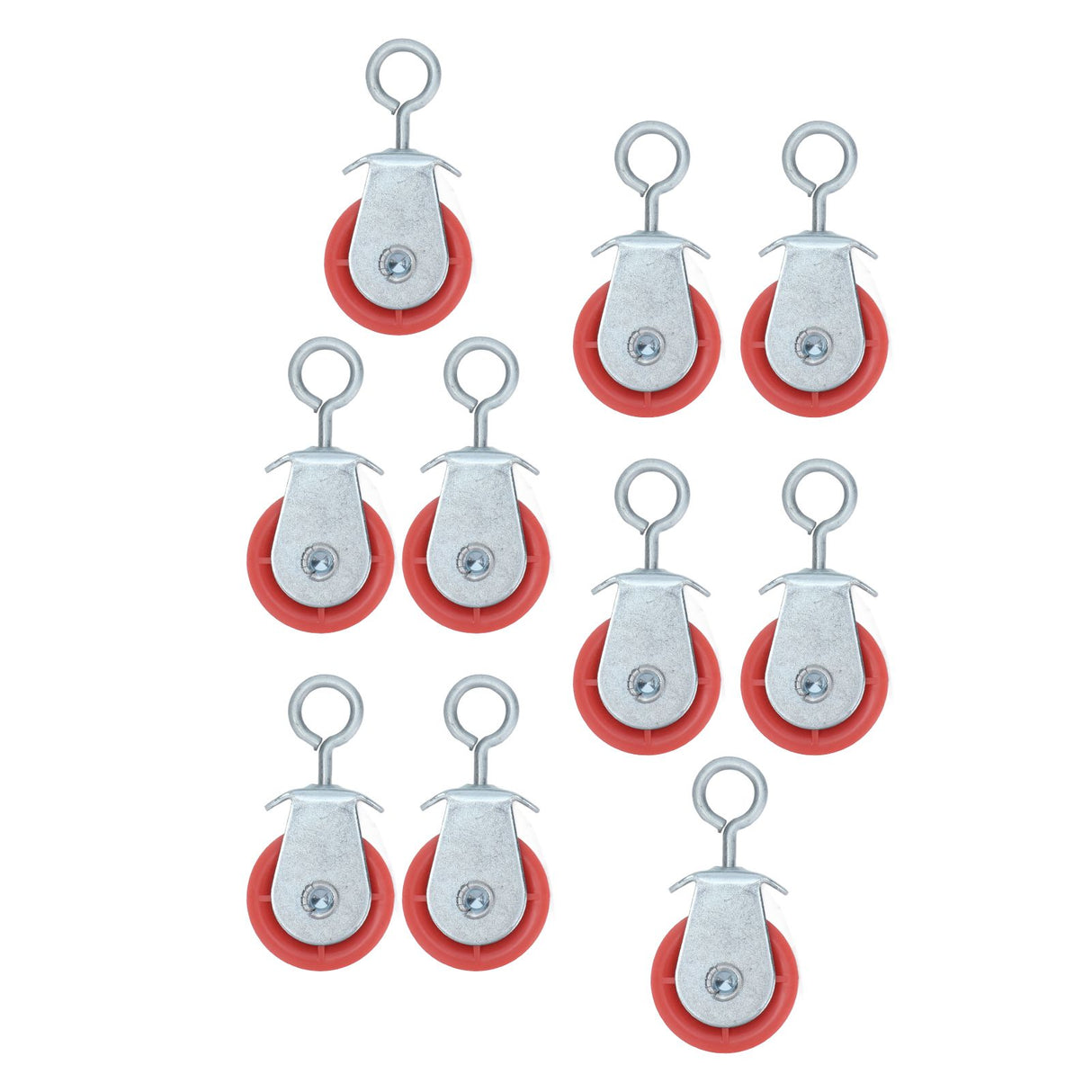 10pcs Waterline Fixed Pulley Medium Metal Automatic Poultry Products for Livestock Farm Chicken House