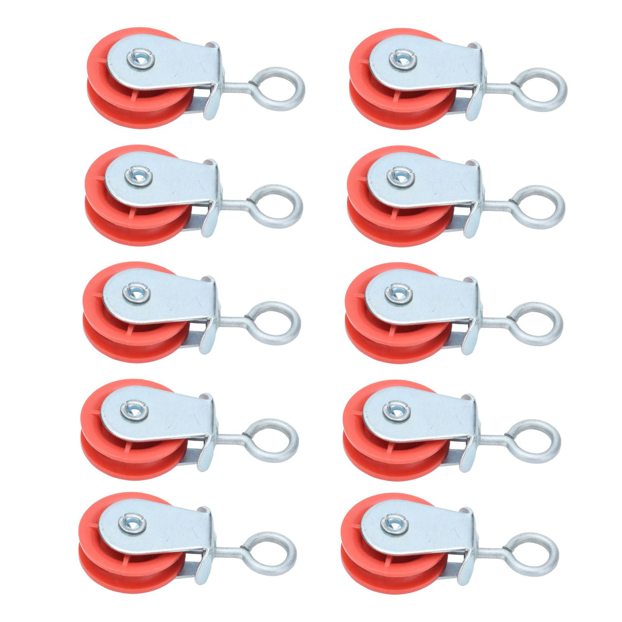 10pcs Waterline Fixed Pulley Medium Metal Automatic Poultry Products for Livestock Farm Chicken House