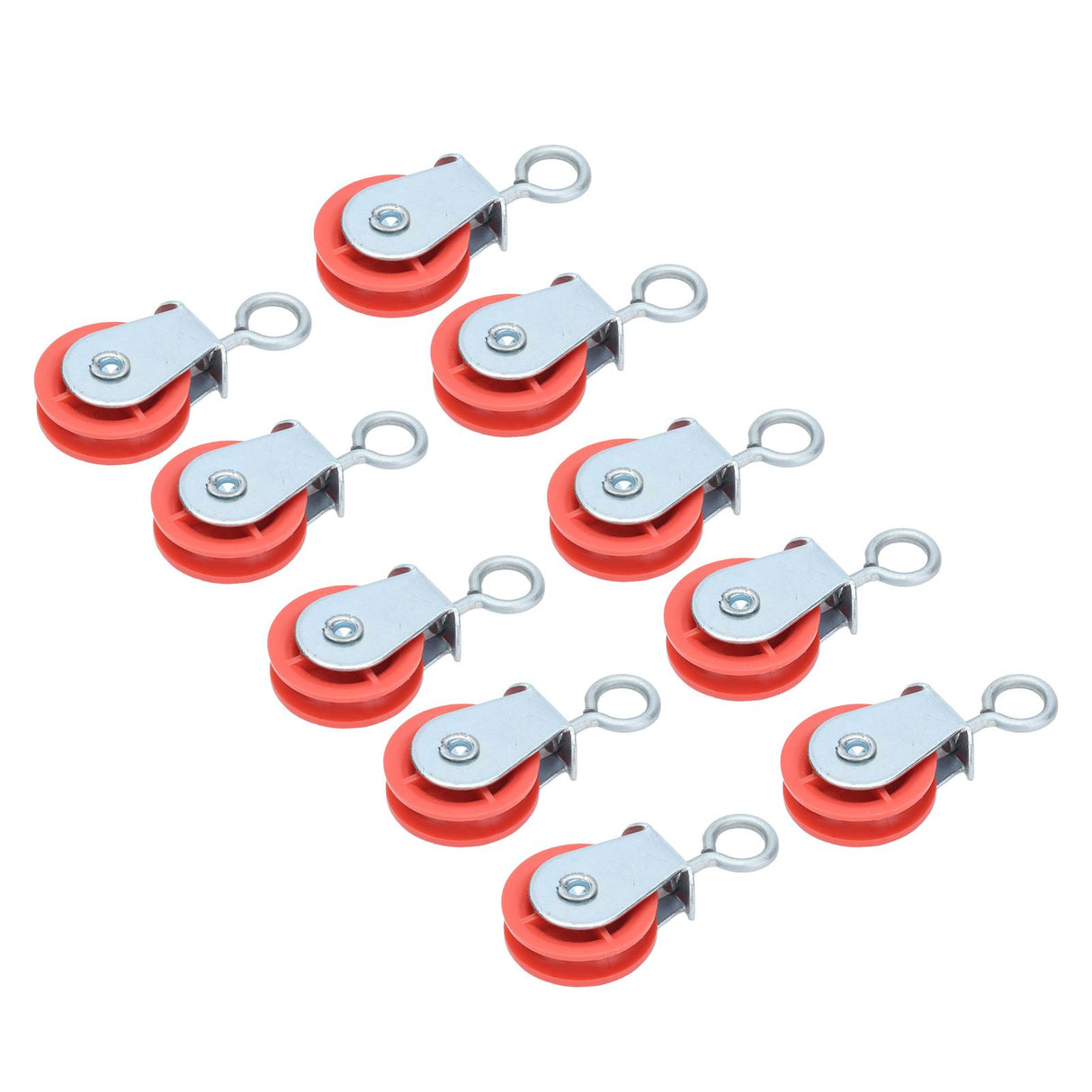 10pcs Waterline Fixed Pulley Medium Metal Automatic Poultry Products for Livestock Farm Chicken House
