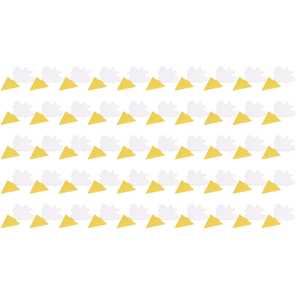 50Pcs Fungus Gnat Killer Effectively Catch Insects Strong Stickiness Easy to Use Insect Catching Board for GreenhouseBee