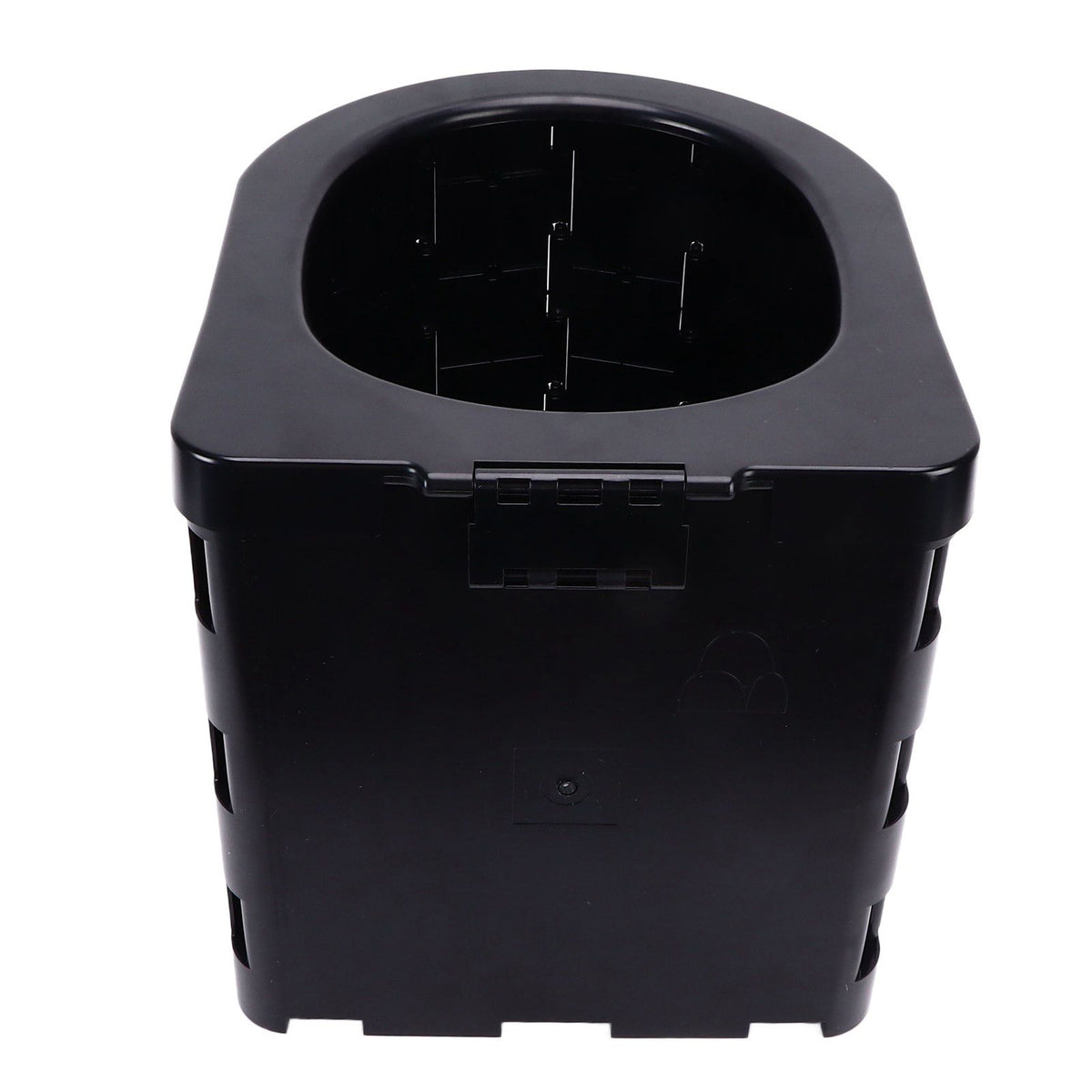 Car Folding Toilet 300 Catties Bearing Capacity Foldable Portable Comfortable Height Porta Potty for Camping TravellingOval
