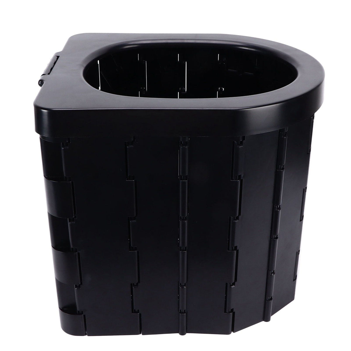 Car Folding Toilet 300 Catties Bearing Capacity Foldable Portable Comfortable Height Porta Potty for Camping TravellingOval