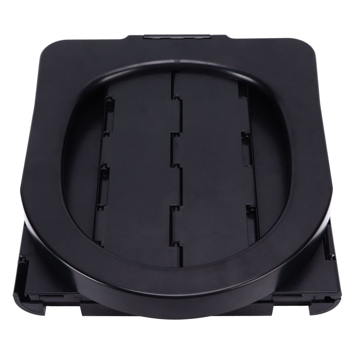 Car Folding Toilet 300 Catties Bearing Capacity Foldable Portable Comfortable Height Porta Potty for Camping TravellingOval