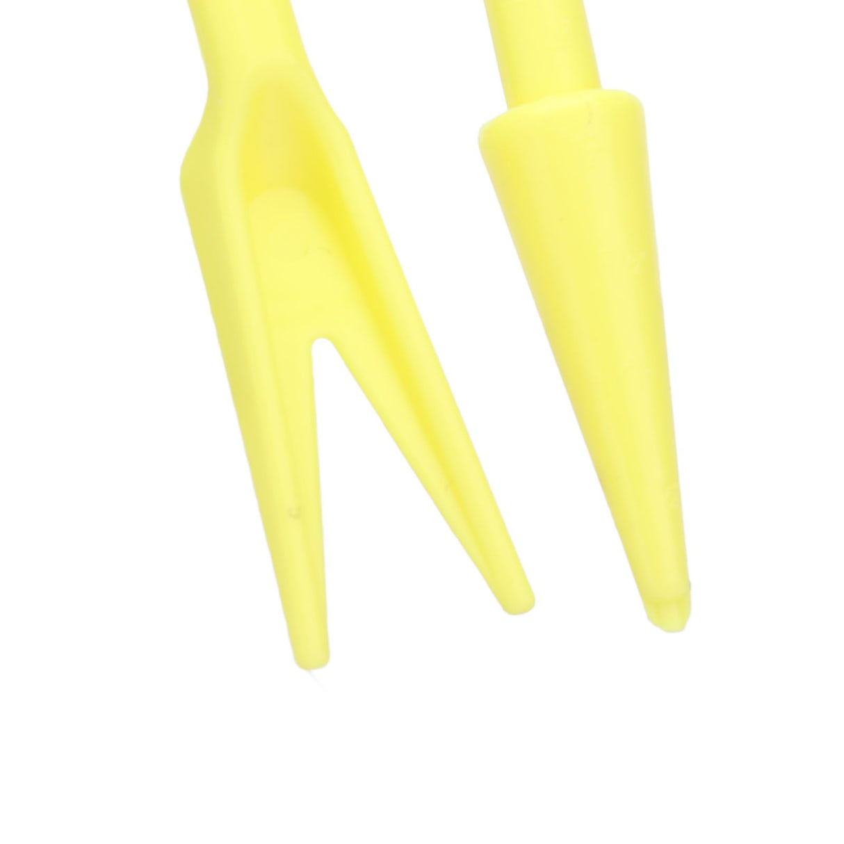 20Sets Small Seed Planter Strong Practicality Small Portable Comfortable to Use Seedling Remover for Vegetable PlantingYellow