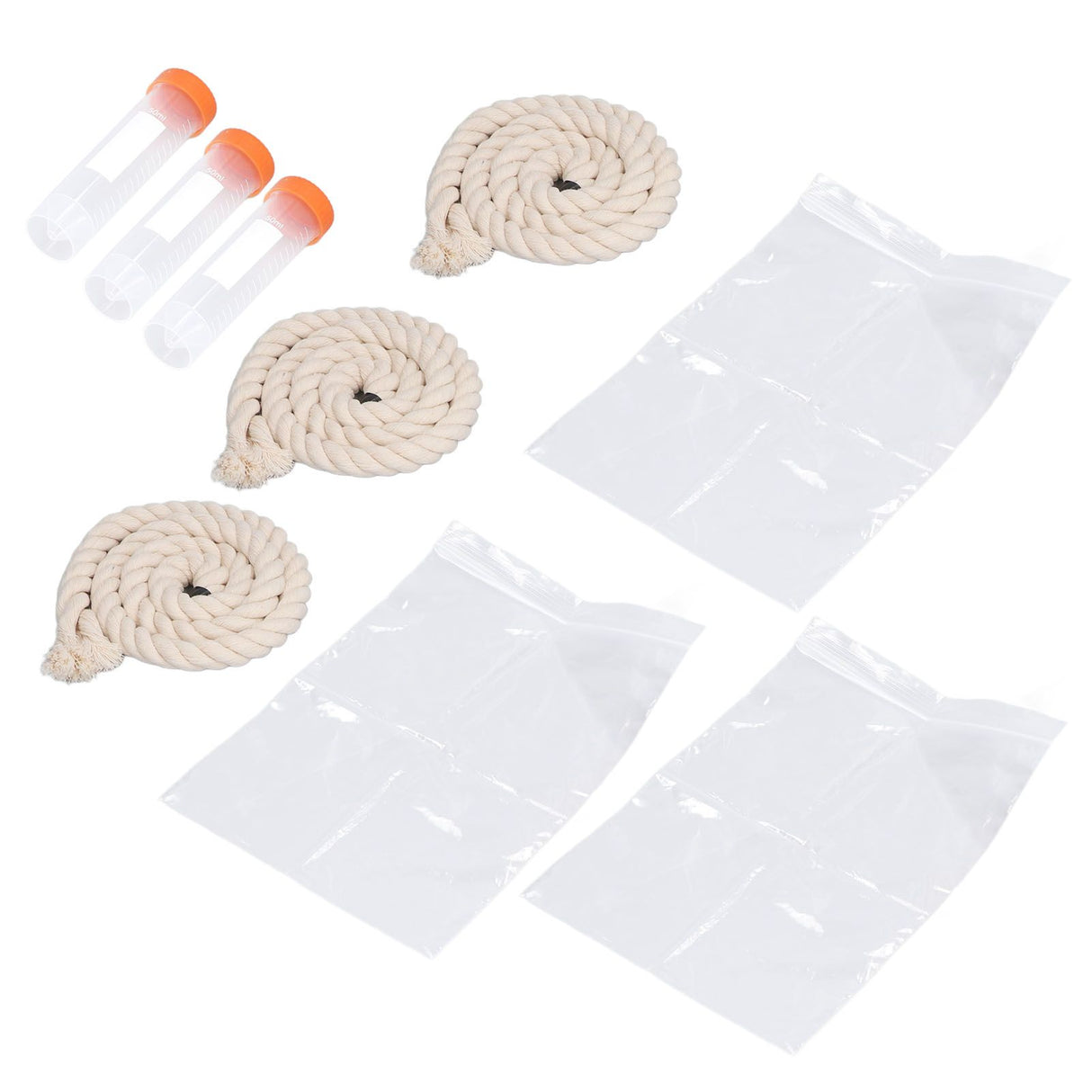 3Sets Saliva Sampling Rope Strong Practicability Complete Tools Soft Cotton Rope Swine Fever Detection Tool for Pigs