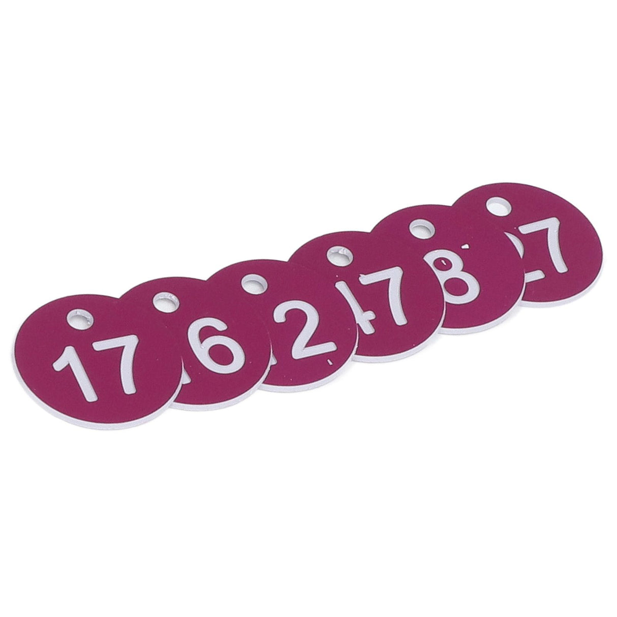 50Pcs Numbered Label Round Simple Beautiful Beehive Tag Breeding Supplies for Beekeeping Animal HusbandryNumbers 1 to 50 Purple
