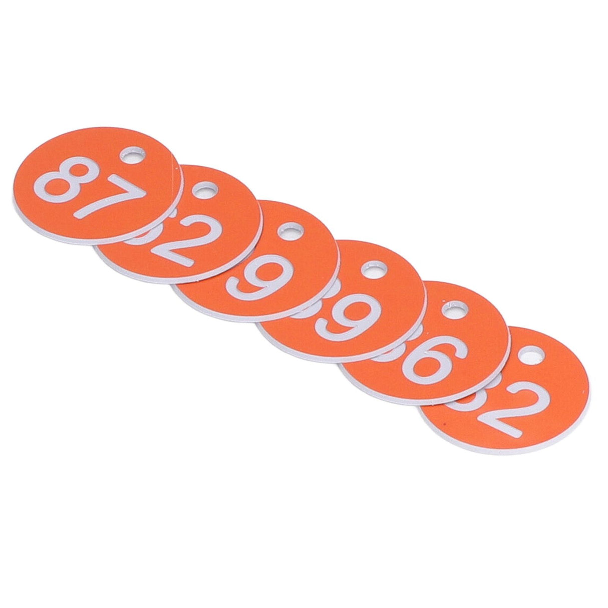 50Pcs Numbered Label Round Simple Beautiful Beehive Tag Breeding Supplies for Beekeeping Animal HusbandryNumbers 51 to 100 Orange