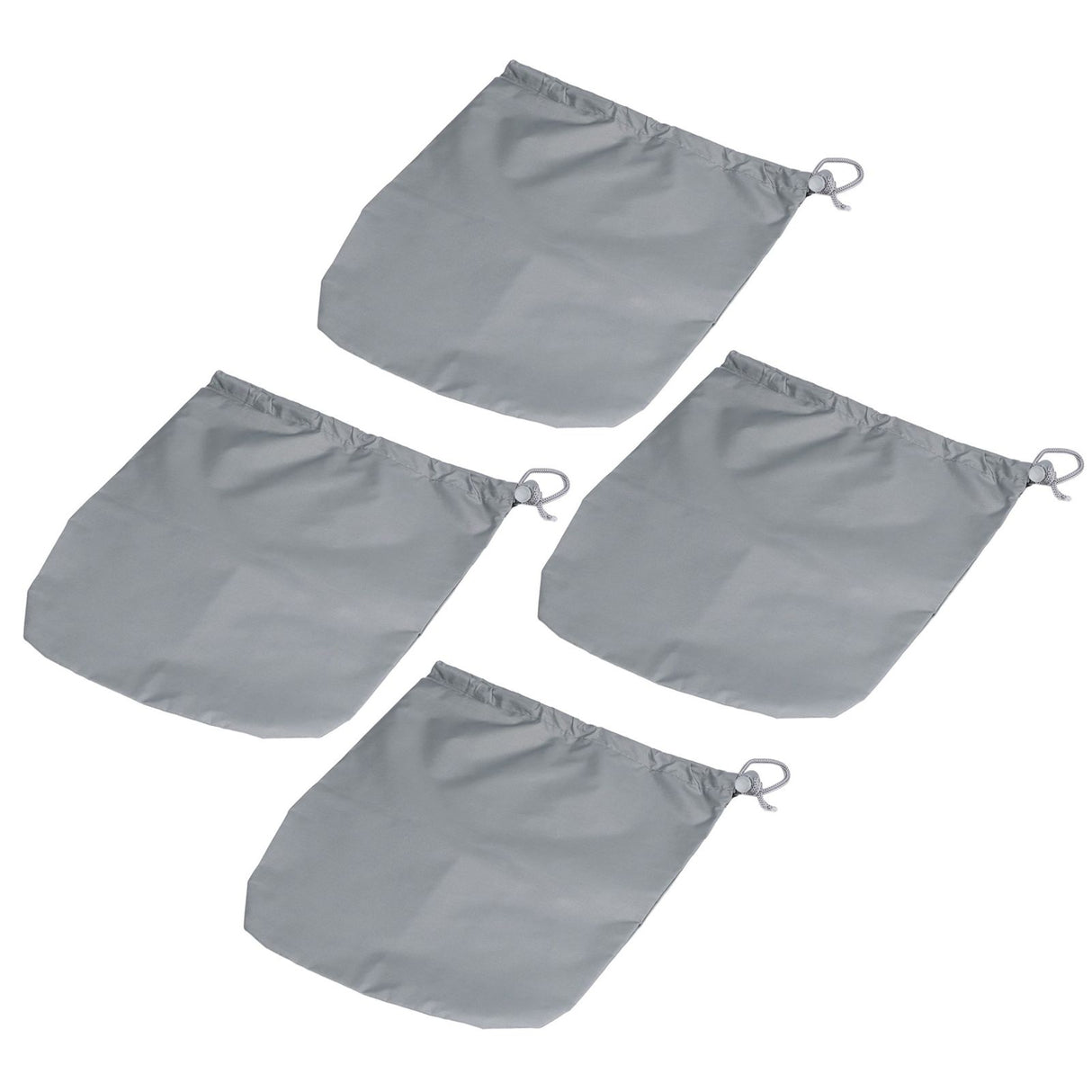 4PCS Car Rearview Mirror Protective Cover 190T Polyester Taffeta Faucet Frost Guard CoverGrey
