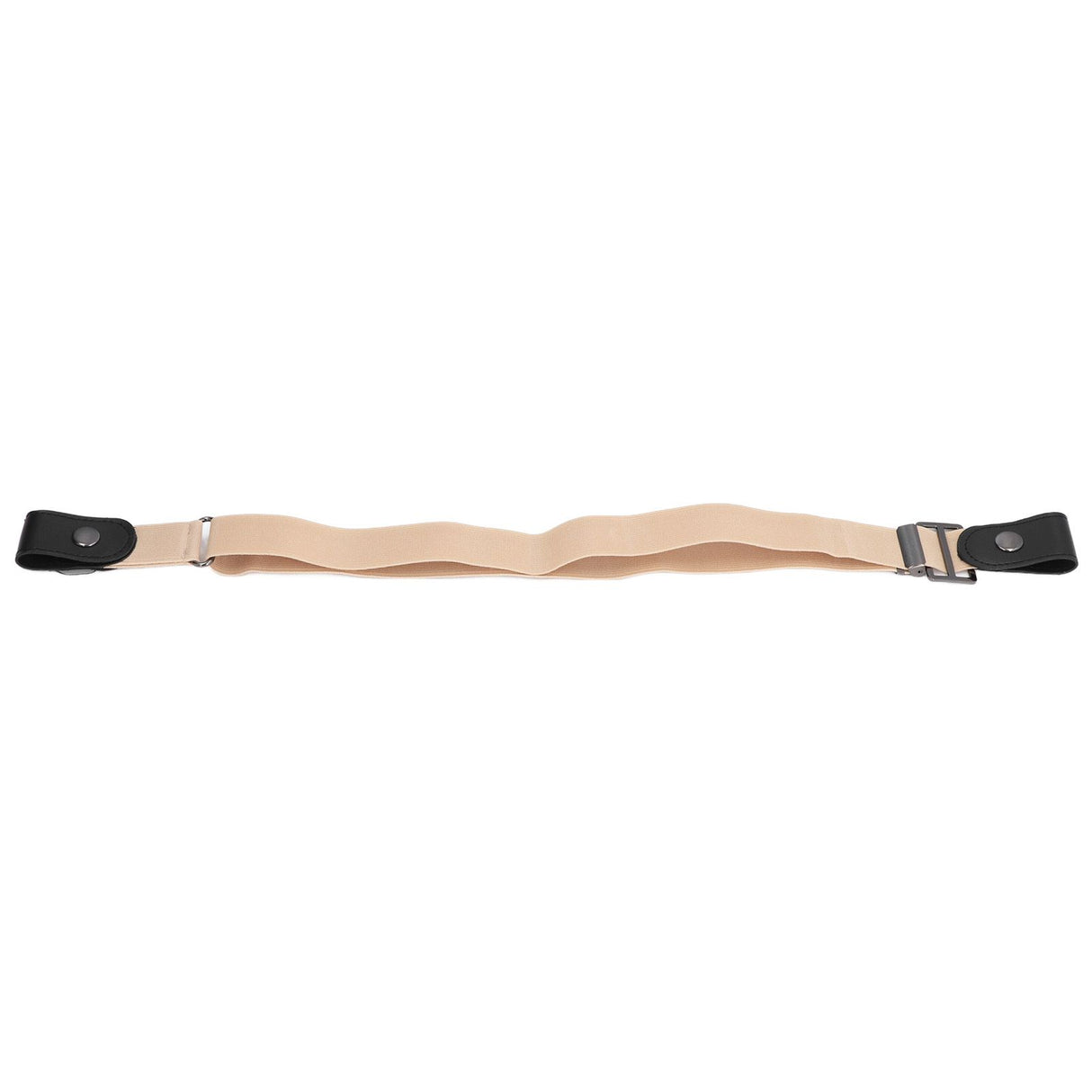 Buckle Free Stretch Belt Adjustable Japanese Lazy Invisible Traceless Belts for WomenKhaki