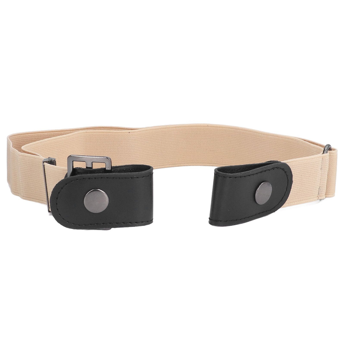 Buckle Free Stretch Belt Adjustable Japanese Lazy Invisible Traceless Belts for WomenKhaki