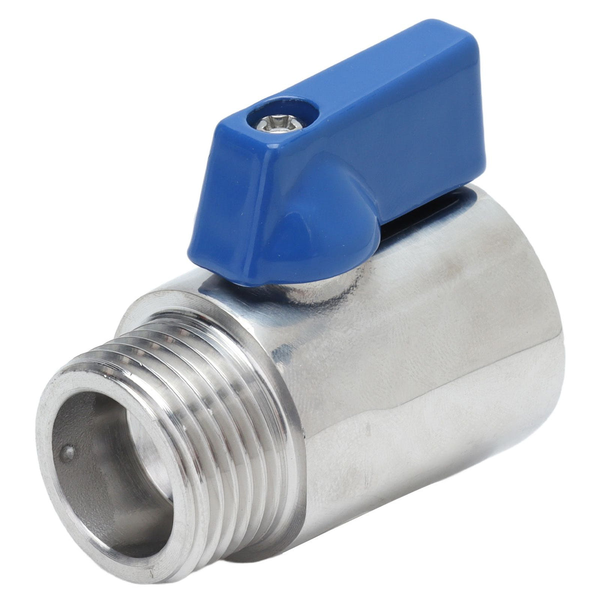 5/8 Inch BSP PN63 Mini Ball Valve 304 Stainless Steel Mini Sanitary Female To Male Ball Valve for Beer Homebrew Tap Head
