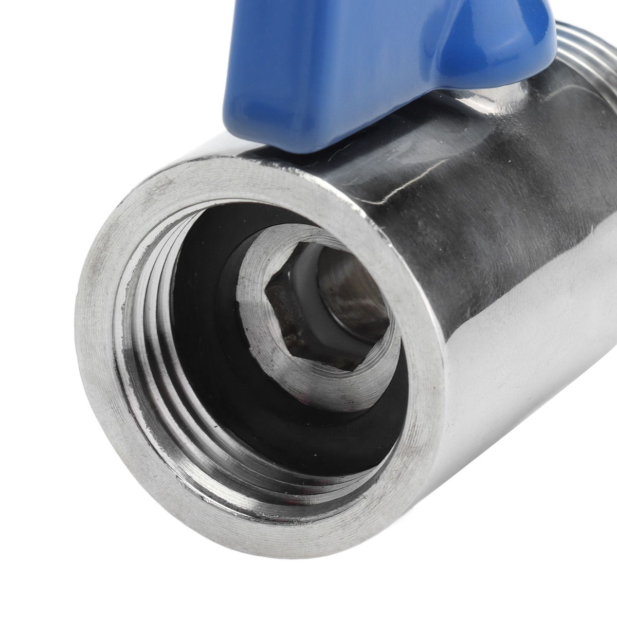 5/8 Inch BSP PN63 Mini Ball Valve 304 Stainless Steel Mini Sanitary Female To Male Ball Valve for Beer Homebrew Tap Head