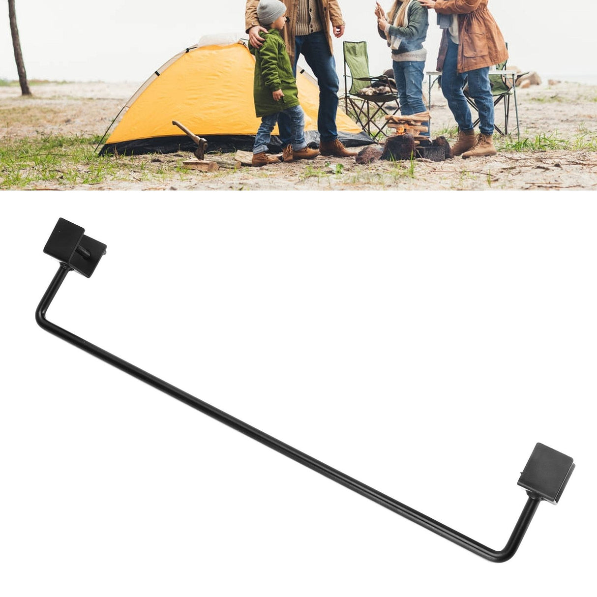 Outdoor Camping Hanger Portable Camping Storage Rack Picnic Cookware Hanger Barbecue Hanging Rack40cm / 15.7in Hanger