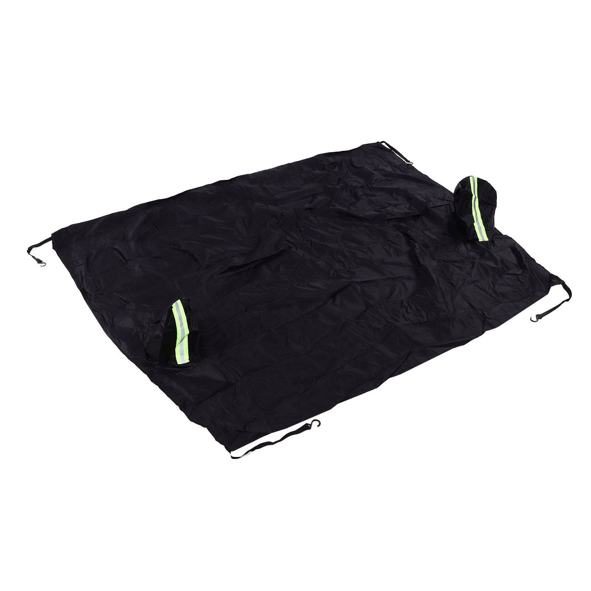 Windshield Cover Waterproof Snowproof Large Coverage Area Universal Windshield Protector with Reflective StripsBlack