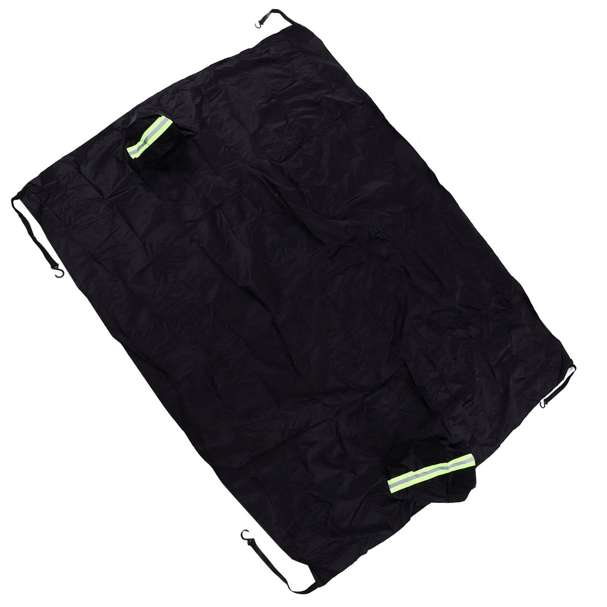 Windshield Cover Waterproof Snowproof Large Coverage Area Universal Windshield Protector with Reflective StripsBlack