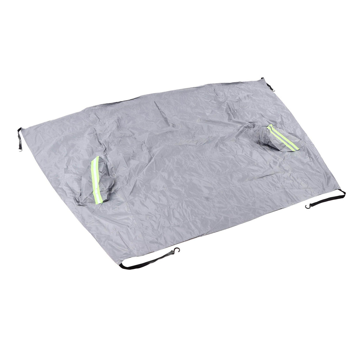 Windshield Cover Waterproof Snowproof Large Coverage Area Universal Windshield Protector with Reflective StripsGrey