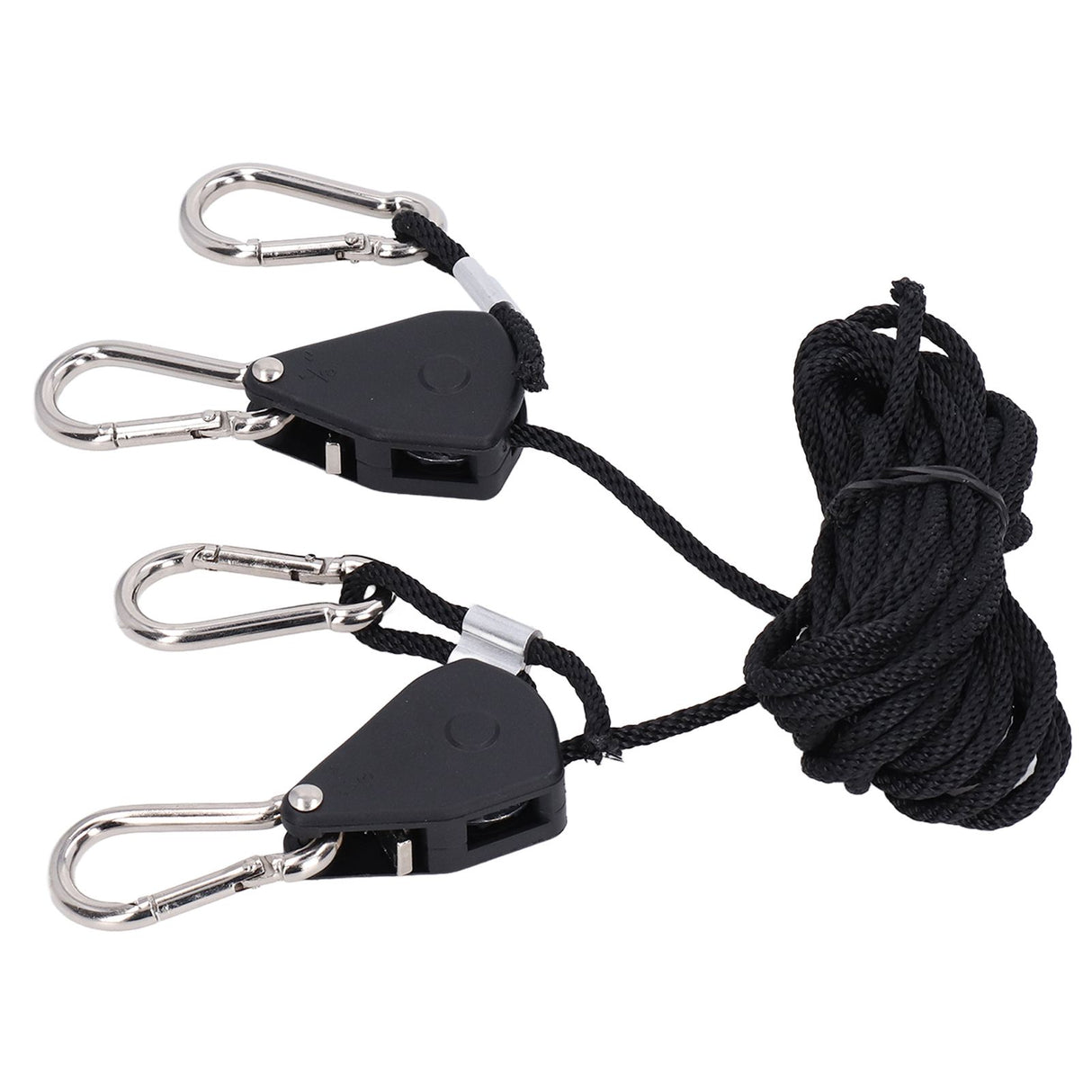 2PCS 1/8in Grow Light Rope Hanger Adjustable Heavy Duty Rope Clip Hanger High Strength Rope Hanger