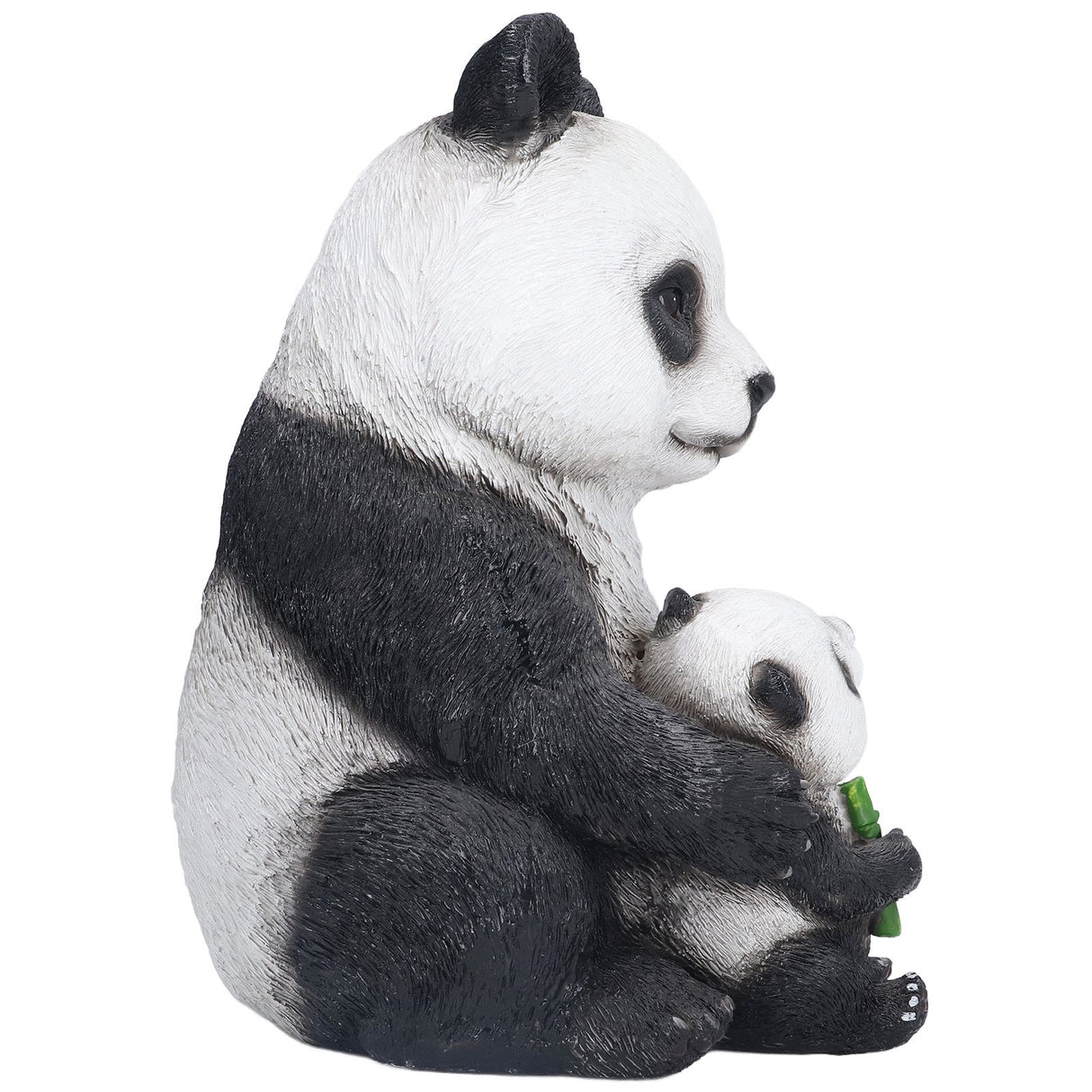 Simulation Panda Ornaments Synthetic Resin Bear Ornaments for Garden Lawn Desk Decoration